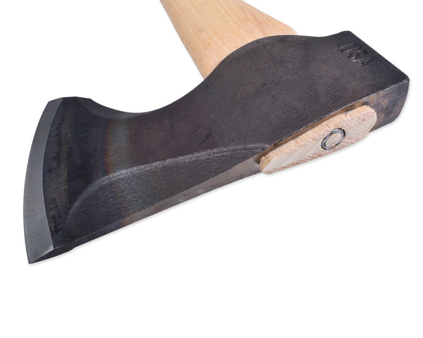 2lb Wood-Craft Pack Axe, 24″ Curved Handle with Leather Mask