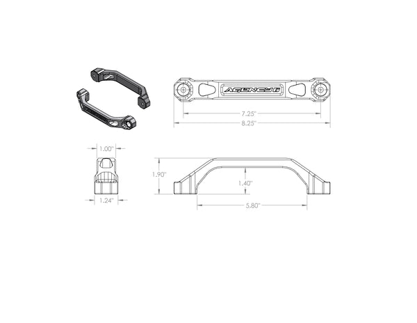 Billet Grab Handles - Pair