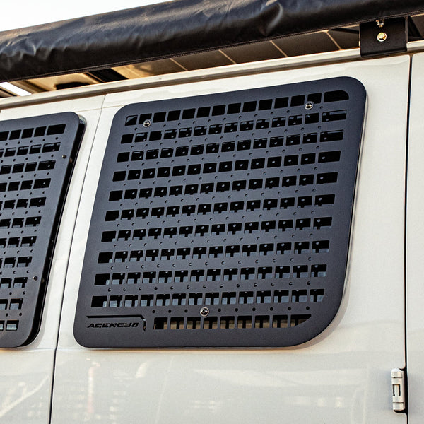 Ford E350 Passenger Side Window GRIDS (Right Barn Door)