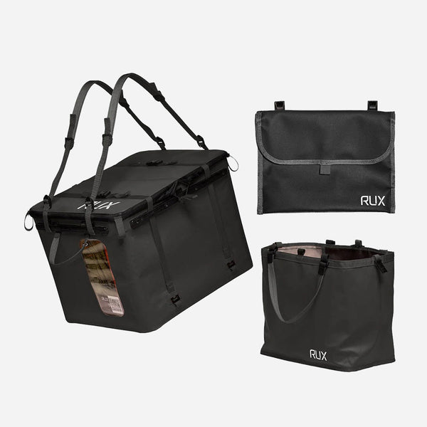 Black RUX Essentials Set for versatile, durable gear storage