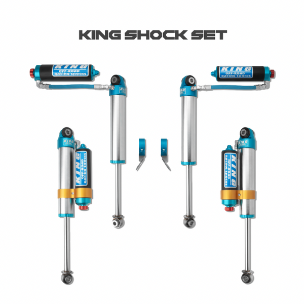 King 2.5" Adjustable Reservoir Shocks Full Set [Ineos Grenadier and Quartermaster]